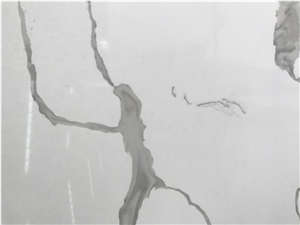 Engineered/Artificial Quartz Stone Calacatta Origin Marble Look Solid Surface Polished Slab for Flooring Tile Wall Panel Countertop Vanity