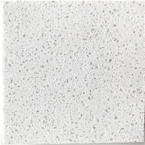 Engineered/Artificial Quartz Stone Snow White Marble Look Solid Surface Polished Slab for Tile Wall Panel Countertop Mosaic for Interior Decor.