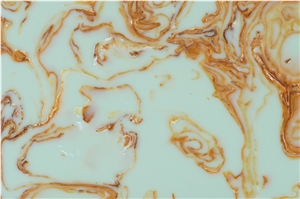 Luxury Golden Yellow By8004 Artificial Onyx Stone Translucent Glass Backlit Polished Slab for Tile Wall Covering Panel Ceiling Countertop Vanity