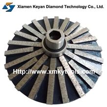 1:4 Bevel Edge Stone Edging Tools, Edge Grinding Wheels for Router Bit Machine
