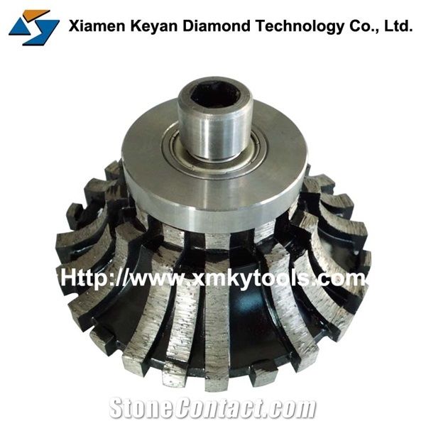 C Shape Stone Edge Profiling Router, Edge Grinding Wheel