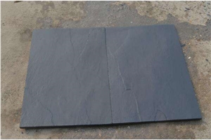 Cheap Honed Rectangular Grey Slate Tile