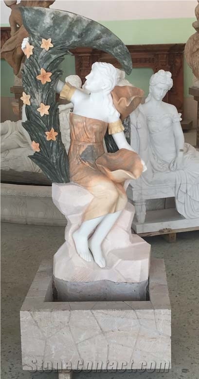 Granite Human Sculptures, Green Marble Sculptures, Marble Abstract Sculptures