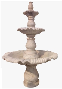Inexpensive Sichuan Beige Marble Garden Water Fountain Inexpensive Sichuan Beige Marble Garden Water Fountain