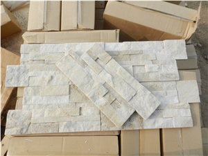 S Shape Stone Wall Cladding Black Quartz