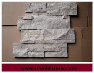Split Surface Tile Sandstone Cultured Stone Wall Cladding Different Colors Cultured Panel