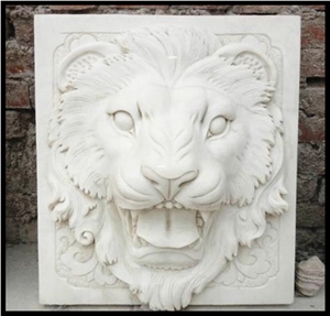 Water Wall Garden Lion Head Fountain Sculpture