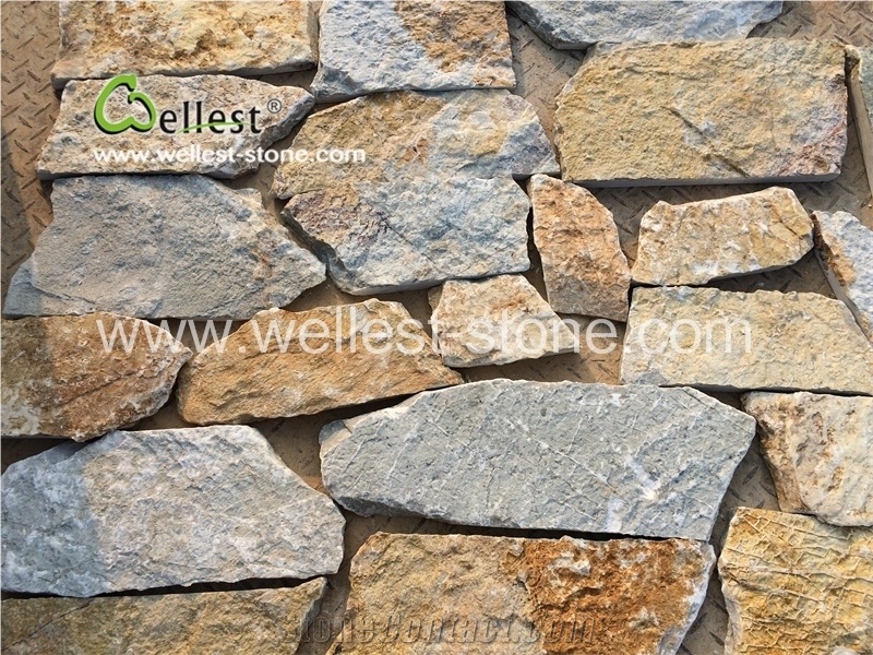 Cement Wall Stacked Stone Wall Decorative Stone Veneer Loose Stone Wall Ledge Stone