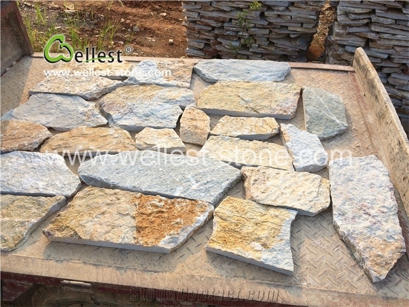 Cement Wall Stacked Stone Wall Decorative Stone Veneer Loose Stone Wall Ledge Stone