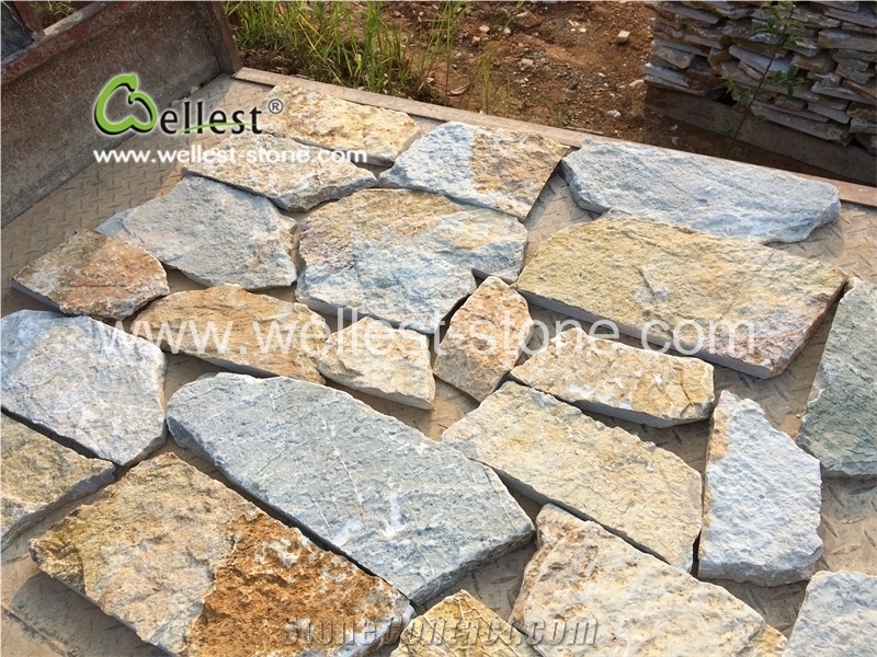 Cement Wall Stacked Stone Wall Decorative Stone Veneer Loose Stone Wall Ledge Stone