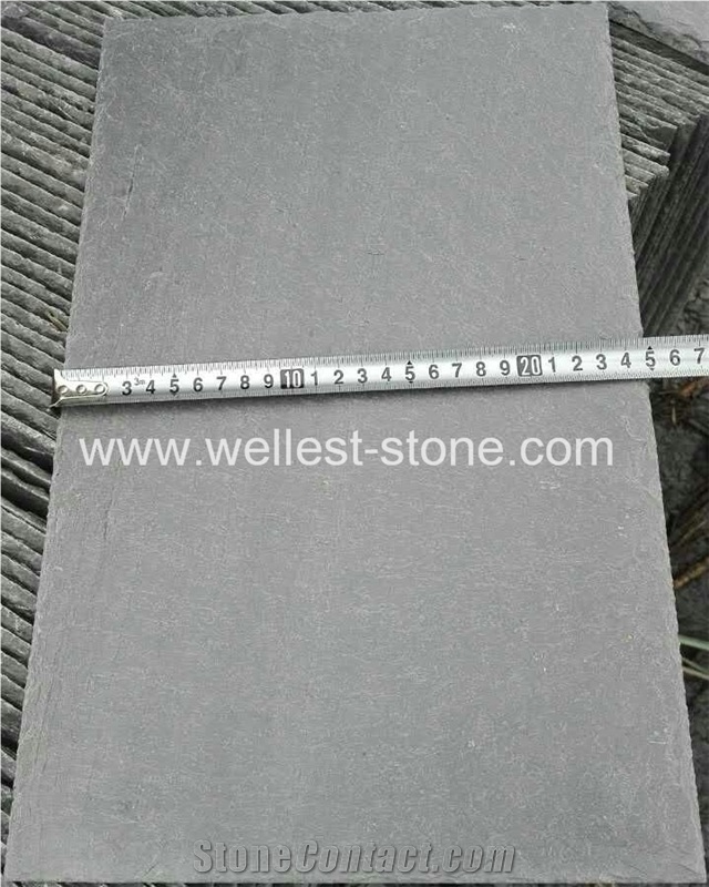 Factory Price Natural Grey Slate House Roof Covering Tile/House Top Surface Decorative Covering Thin Tile