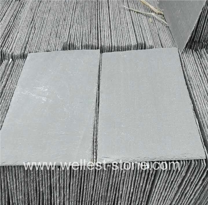 Factory Price Natural Grey Slate House Roof Covering Tile/House Top Surface Decorative Covering Thin Tile