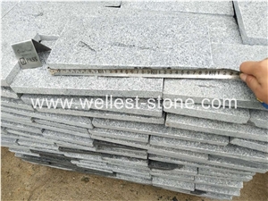 G654 Sesame Black Granite Mushroom Surface Exterior Wall Decorative Granite Tile Garden External Mushroom Tile