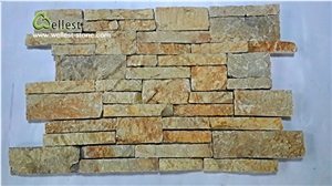 Natural Stone Cement Stacked Stone Veneer, Loose Split Stone Wall Stone