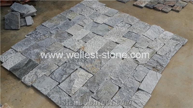 Natural Wall Stone Veneer, Water Roll Loose Stone Wall Covering Veneer,Wall Decoration Ledge Stone