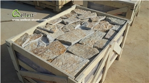 Wall Cladding Ledge Stone, Cement Wall Stacked Veneer, Stone Wall Devoration
