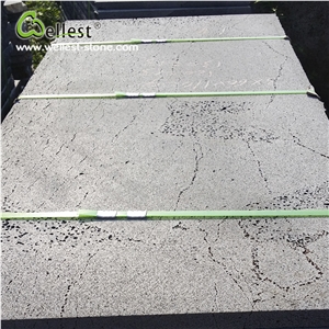 Wellest Natural Volcanic Rock Stone Floor Paver Tile Lava Stone Wall Decorative Tile for Sale