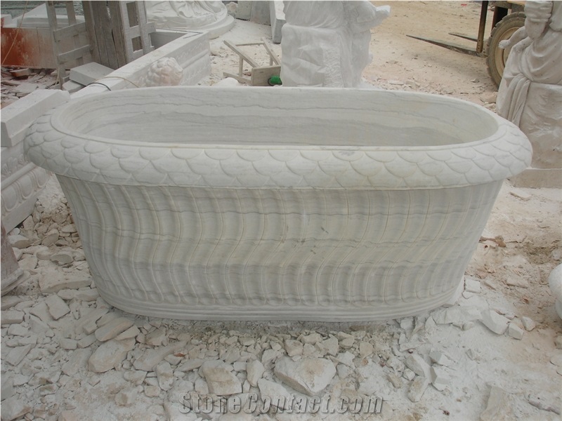 Marble Bathtub with Legs
