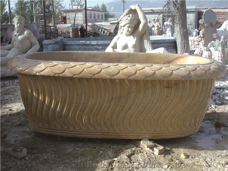 Marble Bathtub with Legs