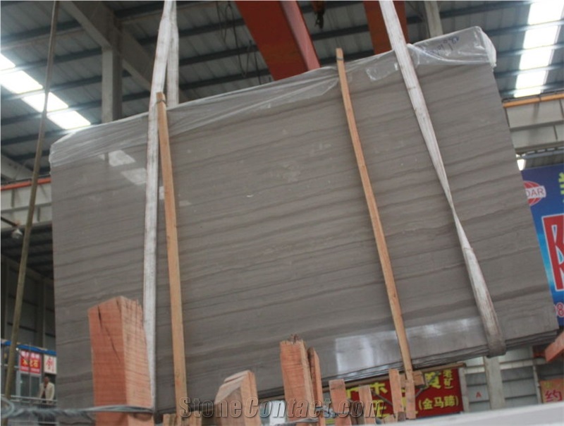 Natural Stone Athen Timber Marble Slabs/Tiles for Countertop/Vanity Top