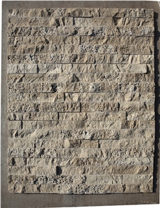 2017 New Design Beige Travertine Culture Stone, Ledge Stone, Wall Panels, Wall Cladding