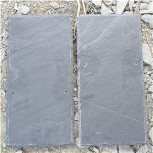 China Dark Grey Black Slate Roofing Tile for Sale