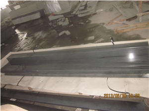 China Dark Grey G654 Granite Stairs & Steps, China Nero Impala / China Sesame Grey Granite Stairs & Steps
