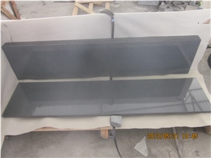 China Dark Grey G654 Granite Stairs & Steps, China Nero Impala / China Sesame Grey Granite Stairs & Steps