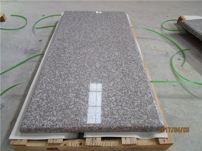 China G664 Granite Tombstone & Monument, China Pink Granite / Mistry Brown Gravestone & Monument