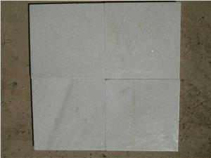 China Natural White Quartzite Flamed Tiles for Floor