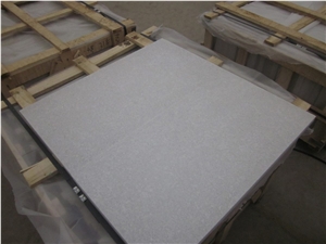 China Natural White Quartzite Flamed Tiles for Floor