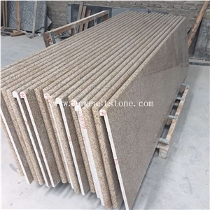 G682 Yellw Rusty Gold Granite Kitchen Countertop Laminated Fulll Bullnose Edging Strip
