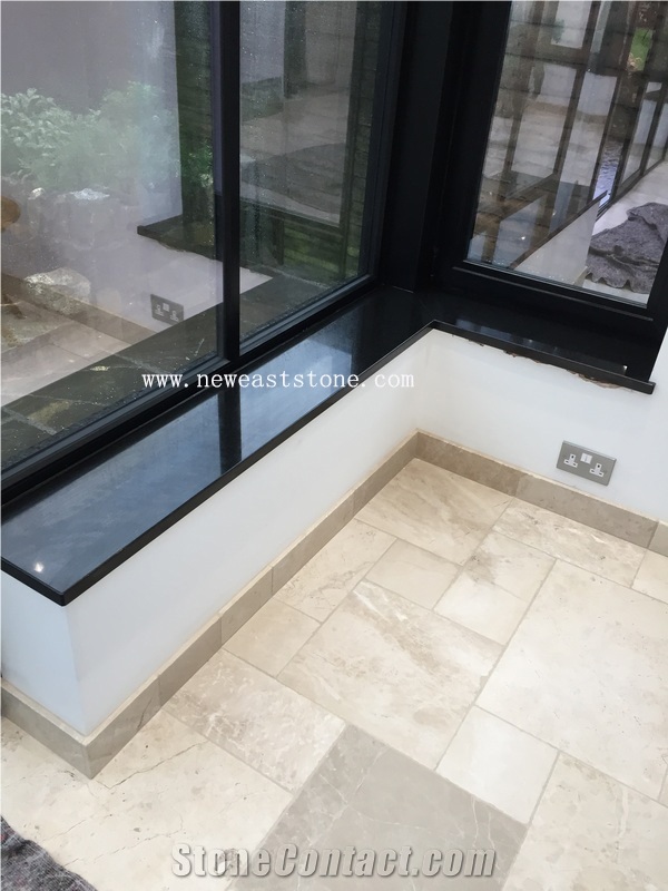Mongolia Black Granite Composite Polished Window Door Sill Mould Tiles