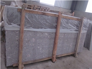Purple Shell/Violet Ocean Blue Granite Polished Slabs for Wholesale