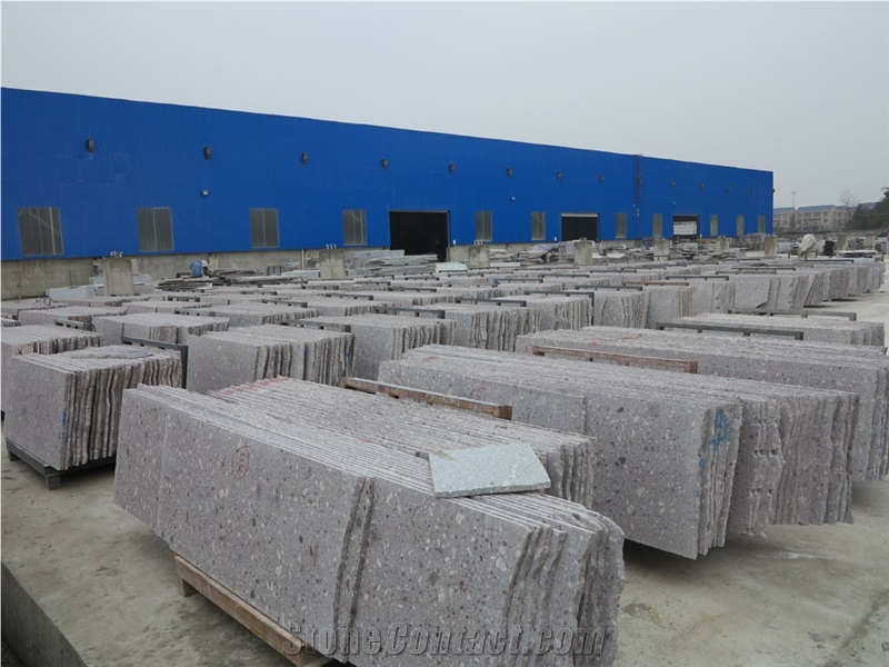 Purple Shell/Violet Ocean Blue Granite Polished Slabs for Wholesale