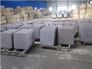 Purple Shell/Violet Ocean Blue Granite Polished Tiles for Floor