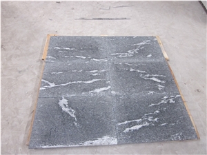 Via Lactea/Snow Grey/Mist Black/Jet Mist Granite Flamed Tiles for Floor