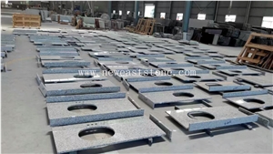 Wholesale Tongan White G655 Solid Surface Polished Granite Stone Kitchen Countertop