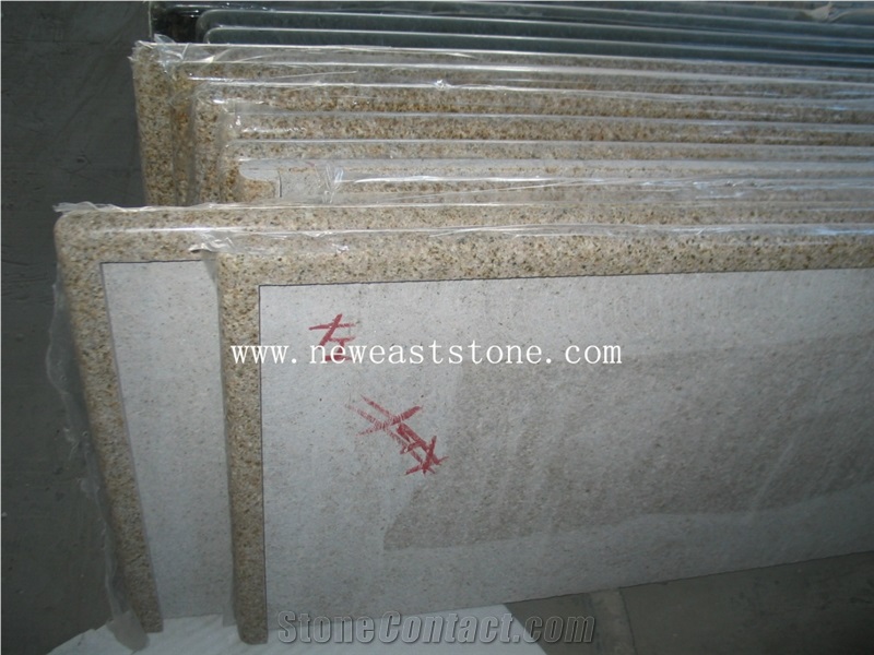 Yellow Rust Granite,Desert Gold,Giallo Fantasia Giallo Rustic Used Granite Polished Kitchen Counter Tops Manufacturers