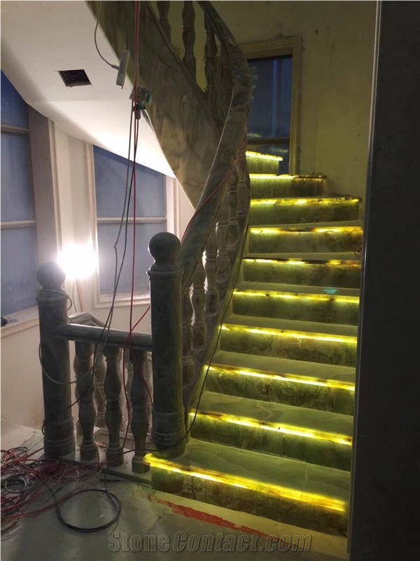 Marble Spiral Staircase, Onyx Spiral Staircase, Marble Steps, Stone Steps