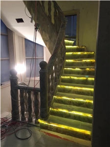 Marble Spiral Staircase, Onyx Spiral Staircase, Marble Steps, Stone Steps