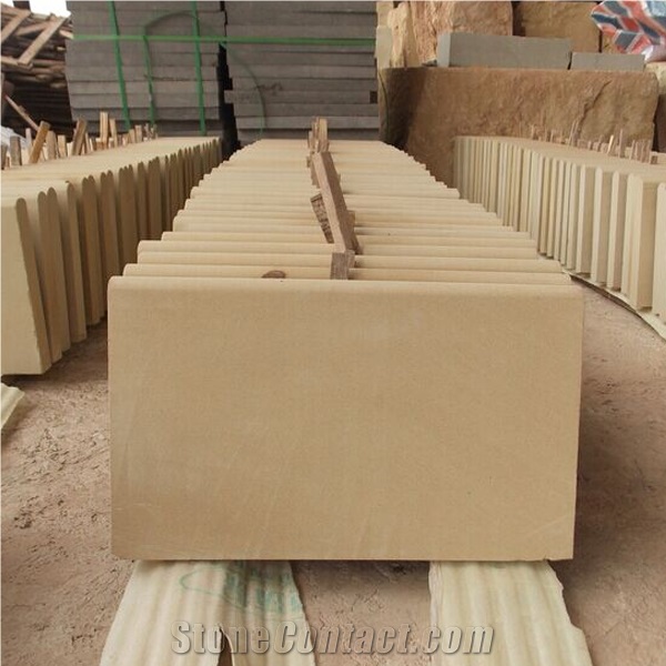 China Pure Golden Yellow Sandstone Slabs & Tiles/Sandstone Tiles/Sandstone Slabs/Sandstone Floor Tiles