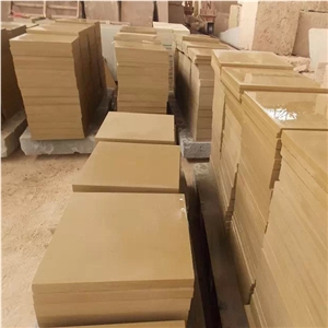 China Pure Golden Yellow Sandstone Slabs & Tiles/Sandstone Tiles/Sandstone Slabs/Sandstone Floor Tiles