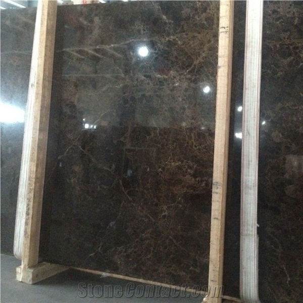 Emperador Dark Marble Polished Slab, Spanish Brown Marble