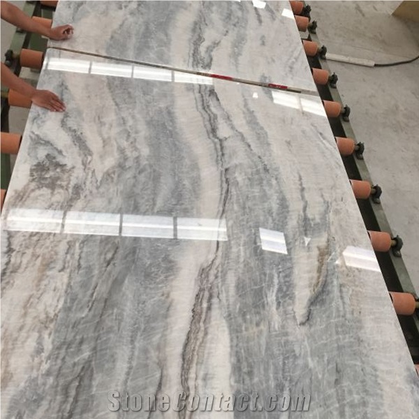 Giallo Vermont Marble Polished Slabs & Tiles,China Grey Marble Wall/ Floor Covering, Skirting