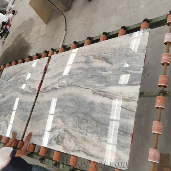 Giallo Vermont Marble Polished Slabs & Tiles,China Grey Marble Wall/ Floor Covering, Skirting