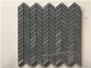 Mosaic / Natural Stone Mosaic / Honed / Hainan Grey Basalt / Chinese Grey Basalt Mosaic / Walling