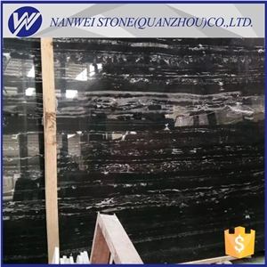 Silver Dragon Marble Tiles and Slabs China Black Color Marble Stone Material