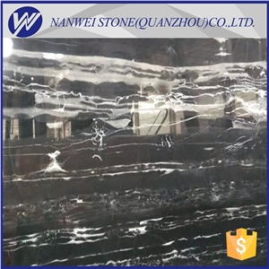Silver Dragon Marble Tiles and Slabs China Black Color Marble Stone Material