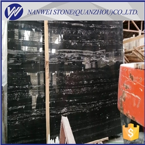 Silver Dragon Marble Tiles and Slabs China Black Color Marble Stone Material